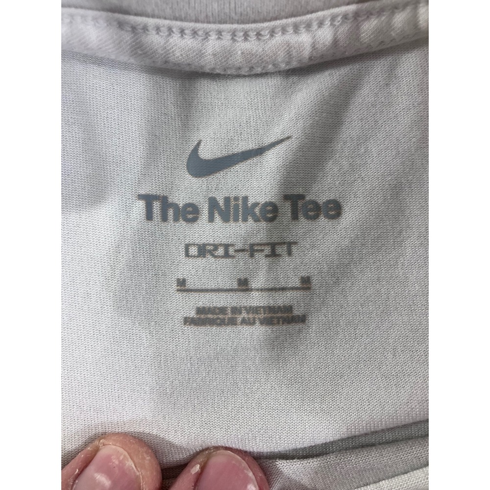 Nike‎ Dri Fit Mens T Shirt Short Sleeve Just Do It Graphic Tee Size M - Picture 4 of 9